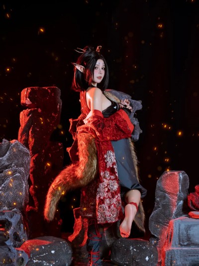 七月喵子 cosplay PingPing – Black Myth: Wukong