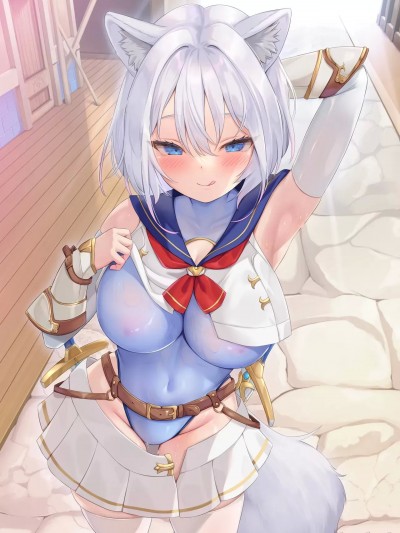 (C105) [聖華快楽書店 (よろず)] 白狼剣士ハティちゃんのえっちな冒険の書 (オリジナル) [DL版]