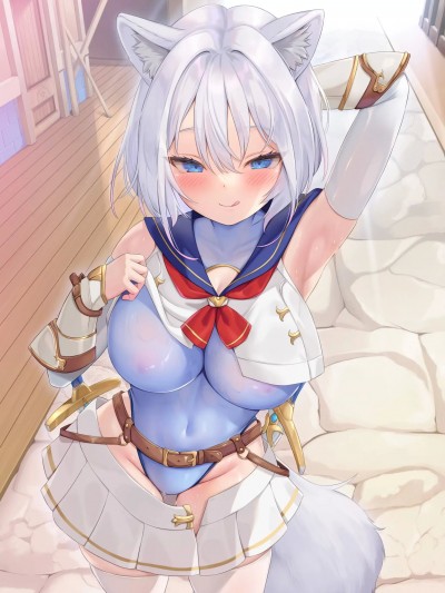 [聖華快楽書店] 白狼剣士ハティちゃんのえっちな冒険の書 [DL版]