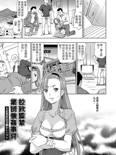 [茶否]拉致監禁集団強姦事件 大企業社長令嬢をレイプ！！
