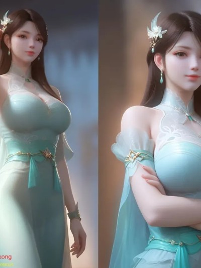[AI Generated]斗破-学院萧薰儿