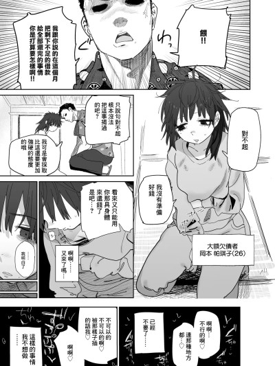 [とく] 借金返済のために身体で支払う女の子