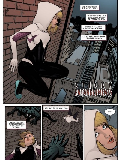 Sticky Entanglements- Spider-man