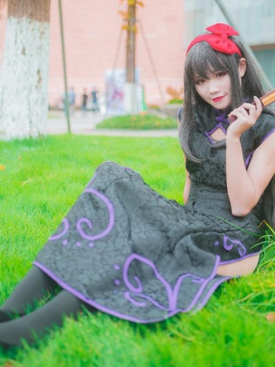 《魔法少女小圆》晓美焰旗袍同人 C O S P L A Y