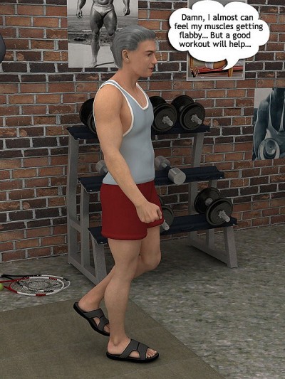 Magic- Alice helps dad to be in shape
