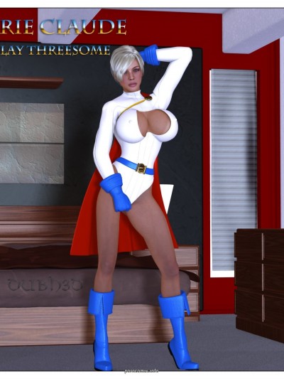 Marie Claude- Cosplay Threesome,Dubh3D