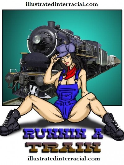 Runin A Train 1- illustrated interracial