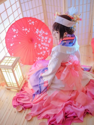《阴阳师手游》樱花妖觉醒 C O S P L A Y