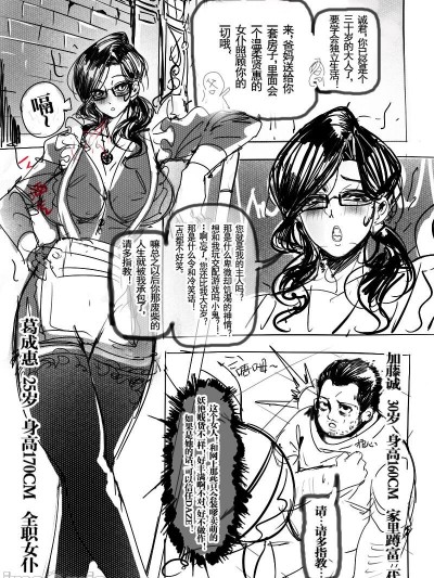 [南拳蟑狼] 三十歲家裡蹲油膩富二代肥宅大戰二十五歲四眼輕熟女大車女僕廢案漫畫