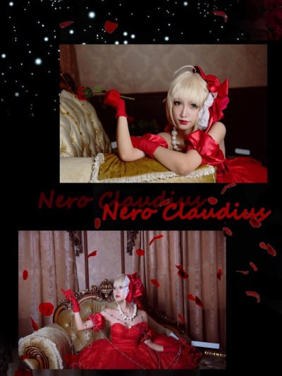 《FateExtra》SABER RED LIKE ROSES礼服 C O S P L A Y