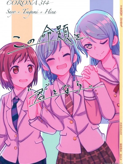 與妳完成這個命題 [EZR個人漢化] (バンドリ!スターフェスティバル12) [コロナ314 (はなぶささとし、君野朋成)] この命題を君となら (BanG Dream!) [中国翻訳]