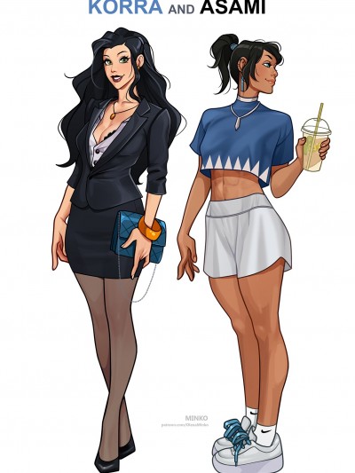 [Olena Minko] Korra and Asami: Office Story