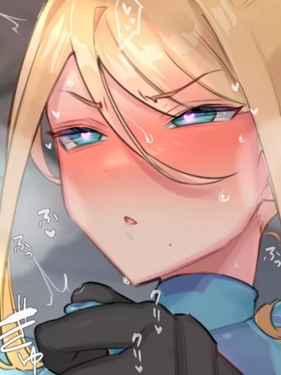[愛染ぽち] 【衣装破れ表情絶頂差分・高画質データ】サムス乳首責め (メトロイド)