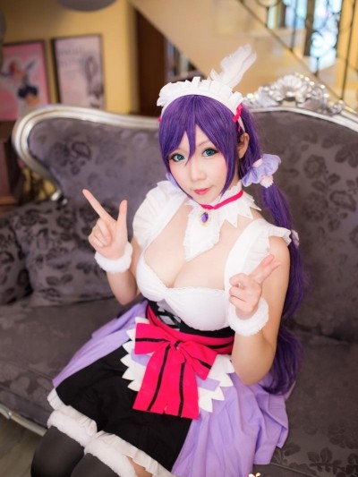 《Love Live》日常福利东条希女仆版C O S P L A Y
