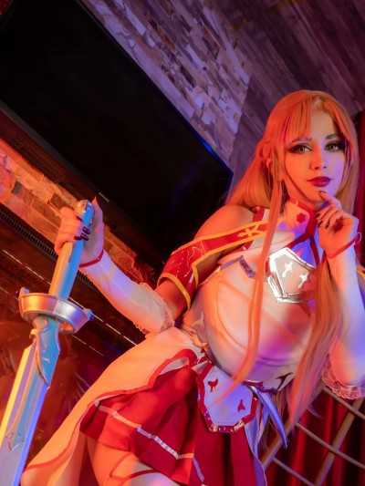 Aery Tiefling cosplay Asuna - Sword Art Online