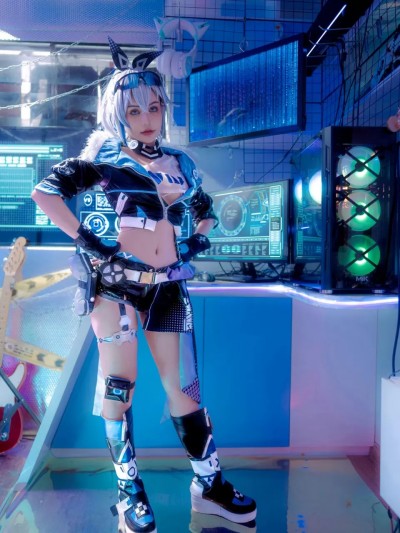Joyce (Joyce Lin2x) cosplay Silver Wolf – Honkai:Star Rail “61 photos”