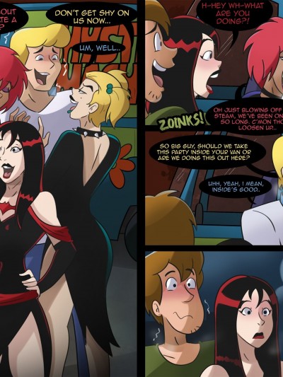 [Hermit Moth] Shaggy And Fred Party With The Hex Girls (Scooby Doo)