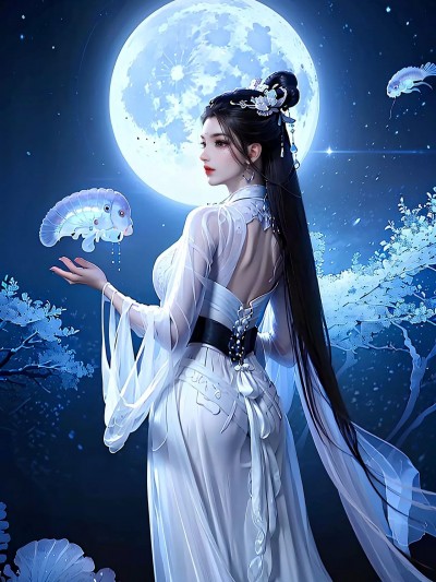 [AI Generated] 少年白马醉春风 玥瑶 美腿长裙