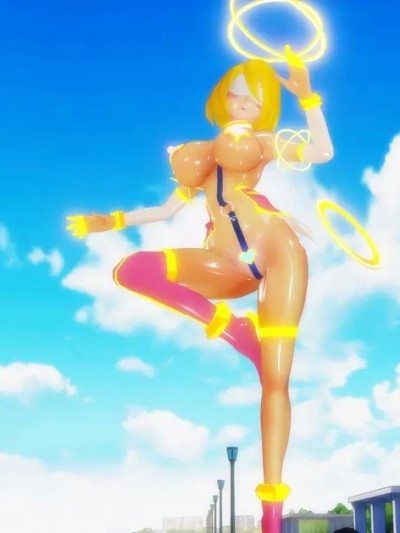 [Naraku] 淫乱的、正义的变身女英雄！？性天使参上！！