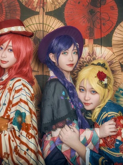 《Love Live!》大正浪漫和服未覺醒希繪姬 C O S P L A Y