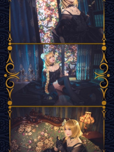 《FateGrand Order》贞德·达尔克黑色晚礼服 C O S P L A Y