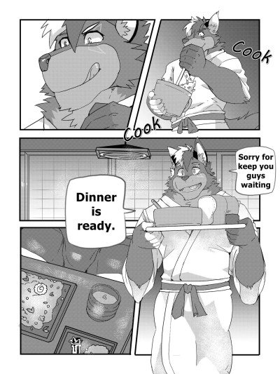 Happy Dinner With Big Guys - Youhei Doujinshi