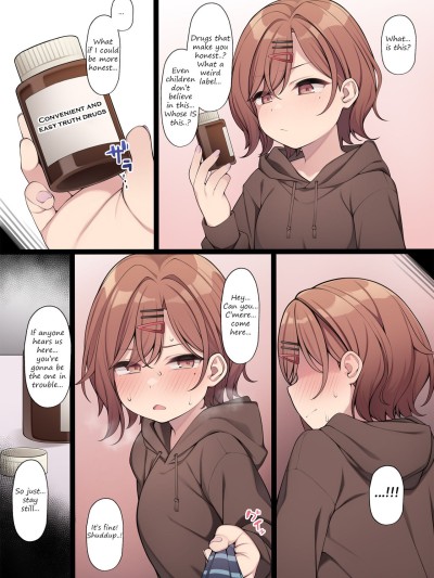 Madoka-chan makes use of a convenient bottle of medicine